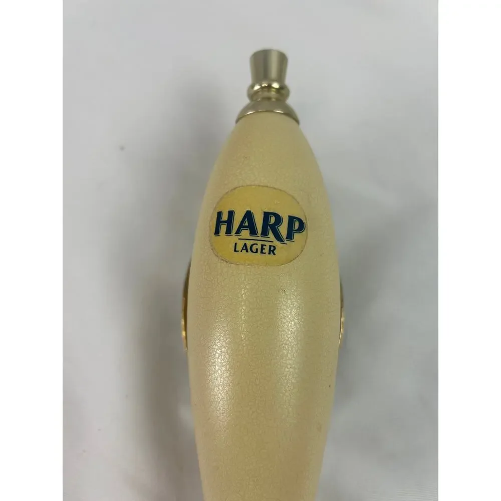 Harp Lager Beer Tap Handle Guinness Irish Pub Breweriana Draft Keg Vintage
